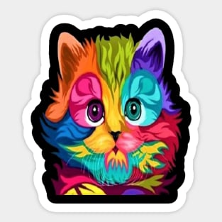 cat art Sticker